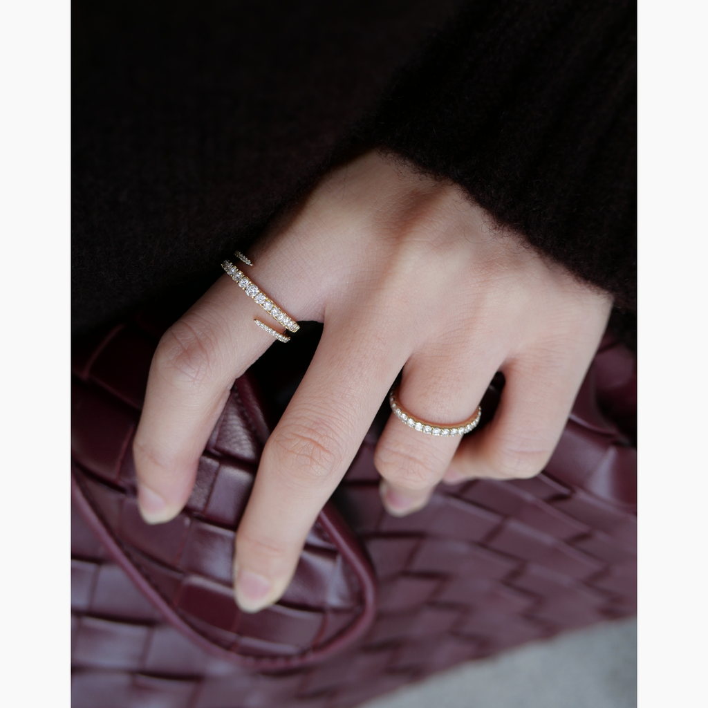Wrap Pave Ring