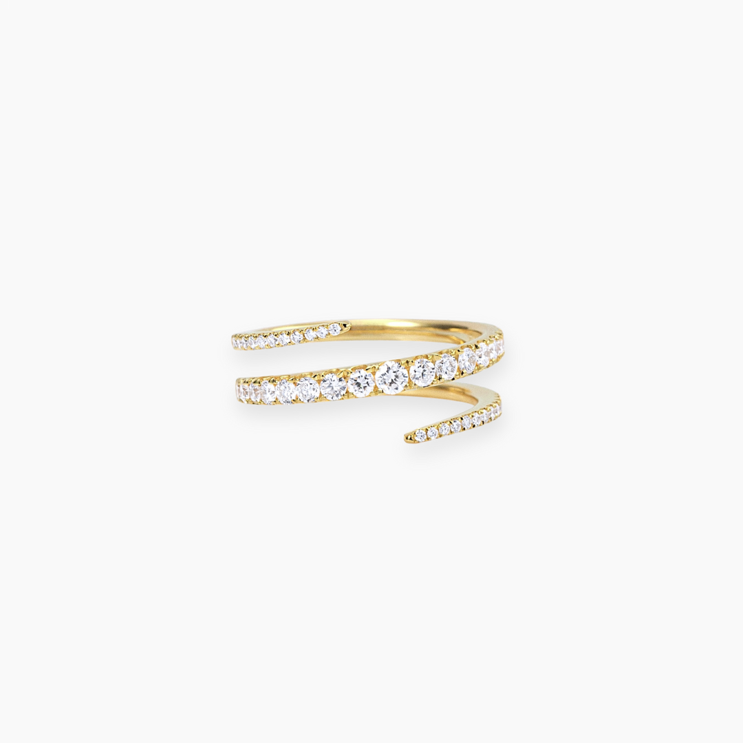 Wrap Pave Ring