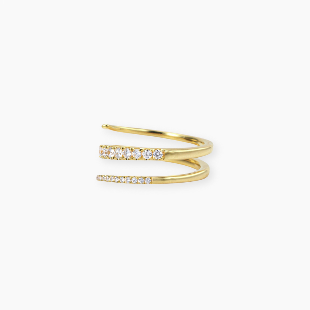 Wrap Pave Ring