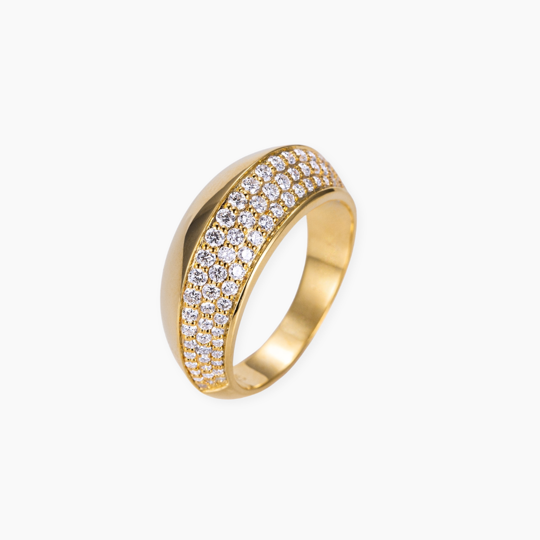 Ridge - Half Pave Ring