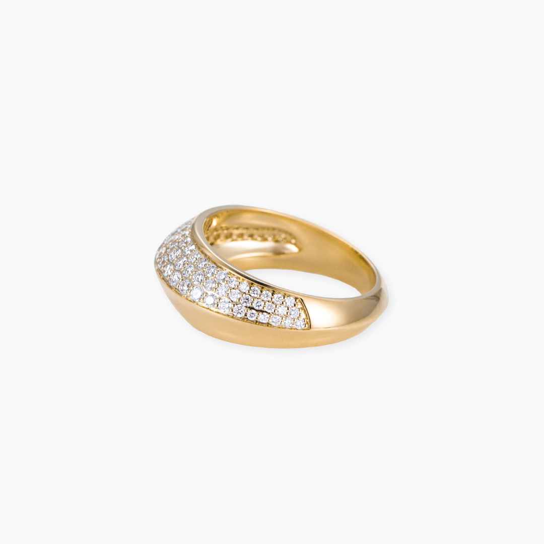 Ridge - Half Pave Ring